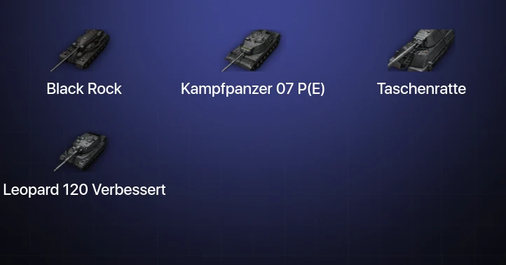 World of Tanks — 6 Топов | Kampfpanzer 07 P(E) | Leopard 120 Verbessert | Taschenratte | Black Rock 