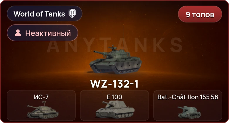 World of Tanks — Неактив | 9 Топов  