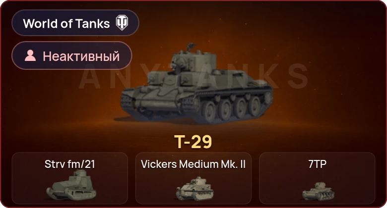 World of Tanks (EU) — Неактив | 1 Прем 