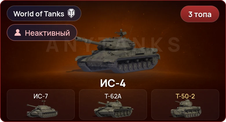World of Tanks — Неактив | 3 Топа  