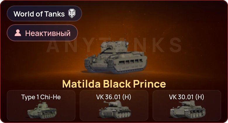 World of Tanks — Неактив | 1 Прем 
