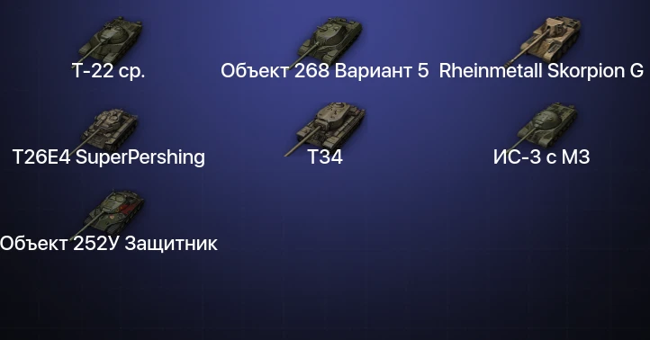 World of Tanks — 8 Топов | Т-22 ср. 