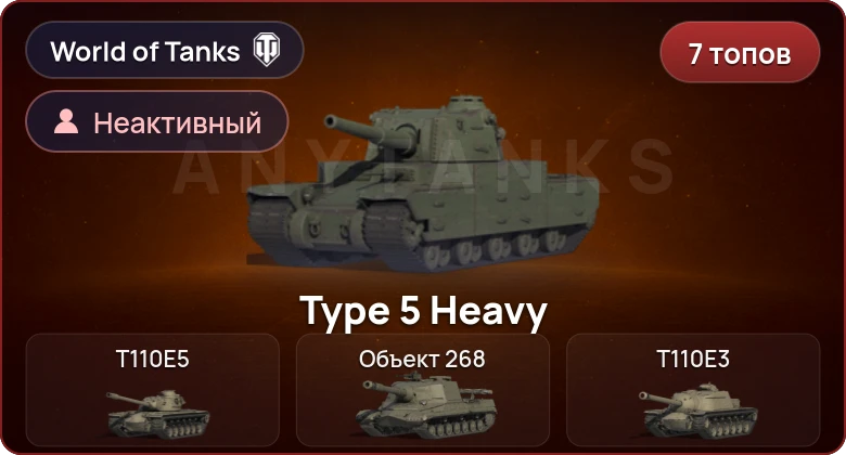 World of Tanks — Неактив | 7 Топов  