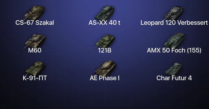World of Tanks — 20 Топов | CS-67 Szakal | AS-XX 40 t | Leopard 120 Verbessert 