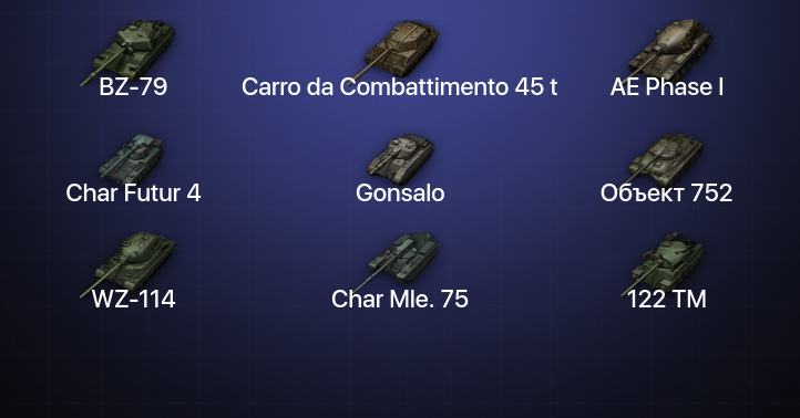 World of Tanks — 17 Топов | BZ-79 | Carro da Combattimento 45 t 