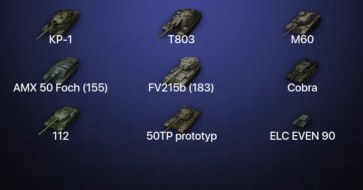 World of Tanks — 13 Топов | КР-1 | T803 