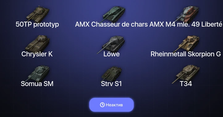 World of Tanks — Неактив | 8 Топов  