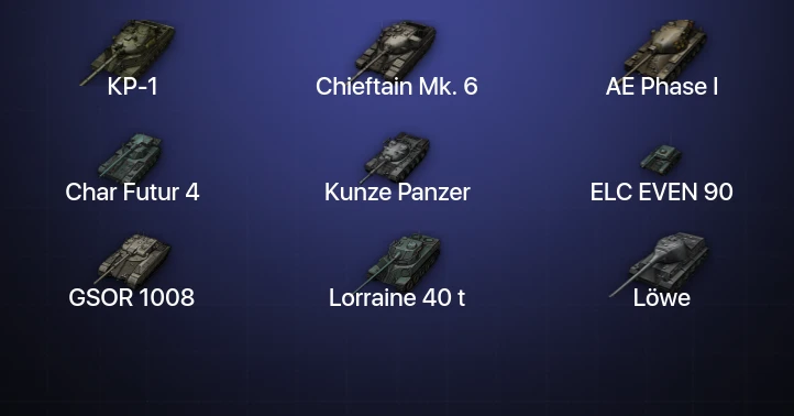World of Tanks — 12 Топов | Chieftain Mk. 6 | КР-1 
