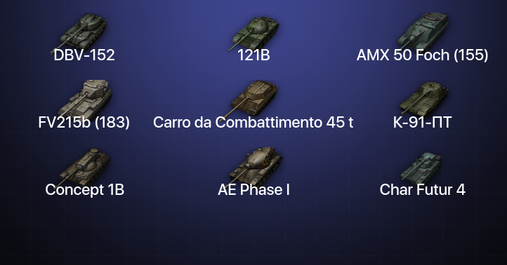World of Tanks — 23 Топа | DBV-152 | Carro da Combattimento 45 t 