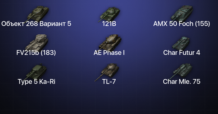 World of Tanks — 19 Топов  