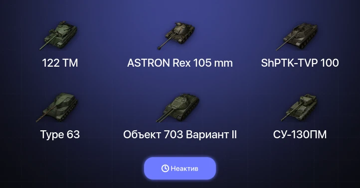 World of Tanks — Неактив | 4 Топа  
