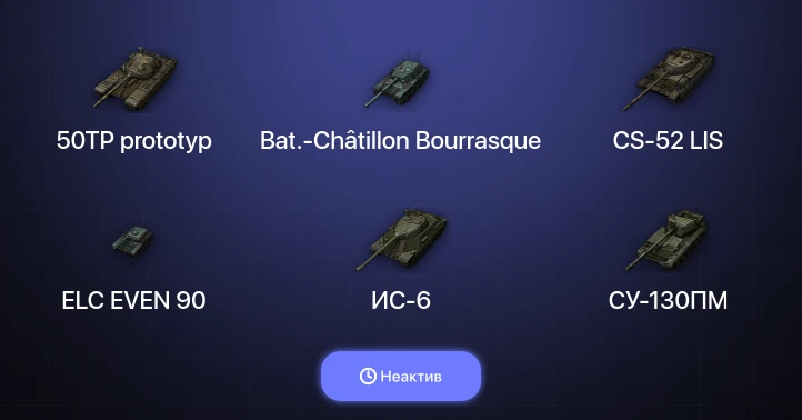 World of Tanks — Неактив | 5 Топов  