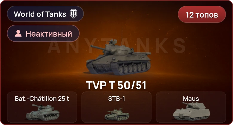 World of Tanks — Неактив | 12 Топов  