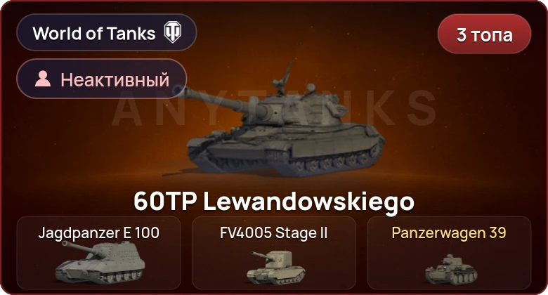 World of Tanks — Неактив | 3 Топа  