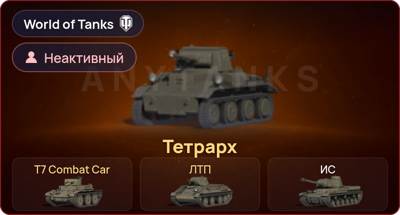 World of Tanks — Неактив | 3 Према 