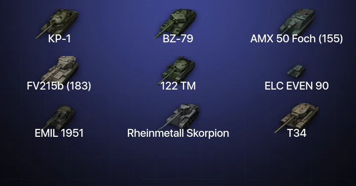 World of Tanks — 11 Топов | BZ-79 | КР-1 