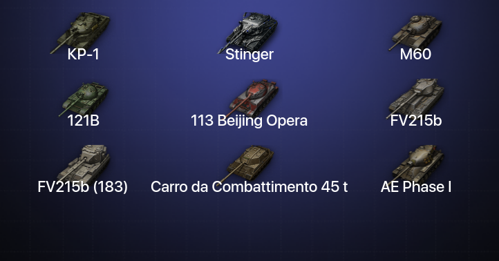 World of Tanks — 30 Топов | Carro da Combattimento 45 t | Stinger | КР-1 