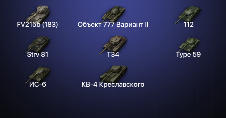 World of Tanks (EU) — 7 Топов  
