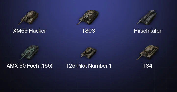 World of Tanks — 18 Топов | XM69 Hacker | Hirschkäfer | T803 