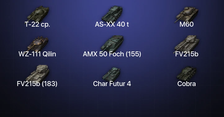 World of Tanks — 31 Топ | AS-XX 40 t | Т-22 ср. | WZ-111 Qilin 