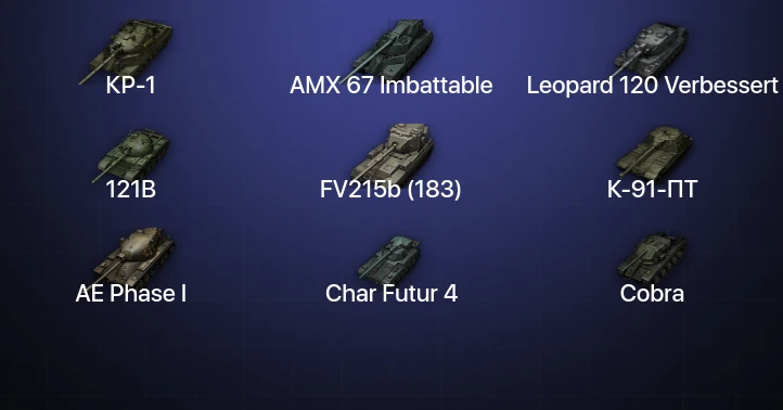 World of Tanks — 22 Топа | AMX 67 Imbattable | Leopard 120 Verbessert | КР-1 