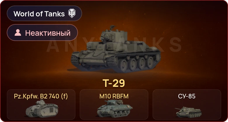 World of Tanks — Неактив | 3 Према 