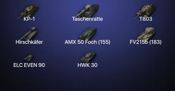 World of Tanks — 14 Топов | КР-1 | Taschenratte | T803 | Hirschkäfer 