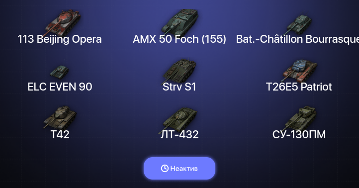 World of Tanks — Неактив | 5 Топов  