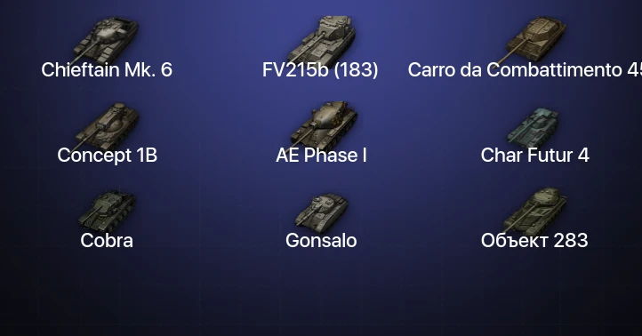 World of Tanks — 19 Топов | Chieftain Mk. 6 | Carro da Combattimento 45 t 