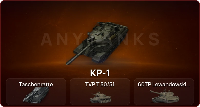 World of Tanks — Неактив | 13 Топов | КР-1 | Taschenratte 
