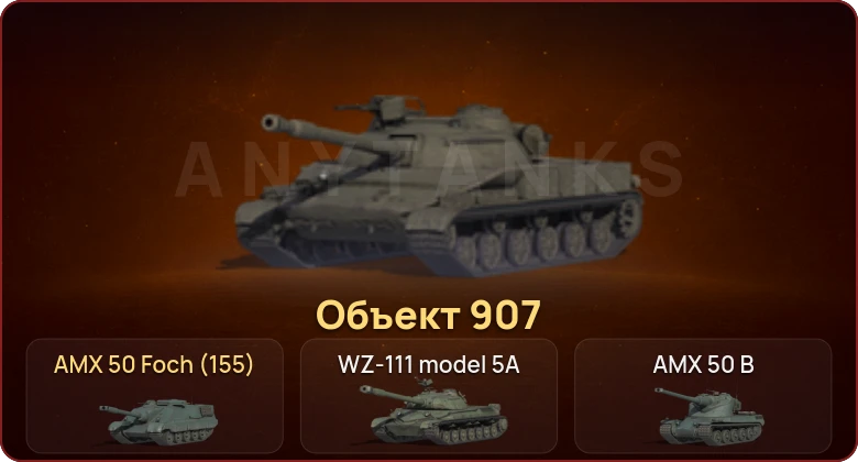 World of Tanks — Неактив | 13 Топов | Объект 907 