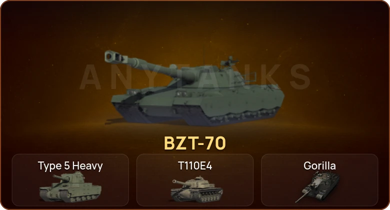 World of Tanks — 4 Топа | BZT-70 