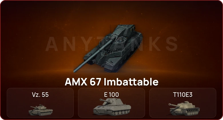 World of Tanks (EU) — Неактив | 4 Топа | AMX 67 Imbattable  | Смена пароля
