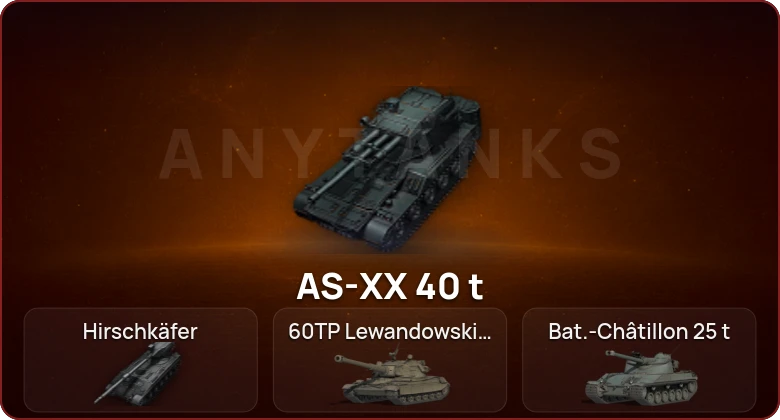 World of Tanks — Неактив | 16 Топов | AS-XX 40 t | Hirschkäfer  | Смена пароля