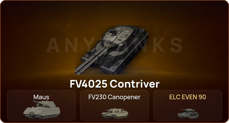 World of Tanks — 3 Топа | FV4025 Contriver 