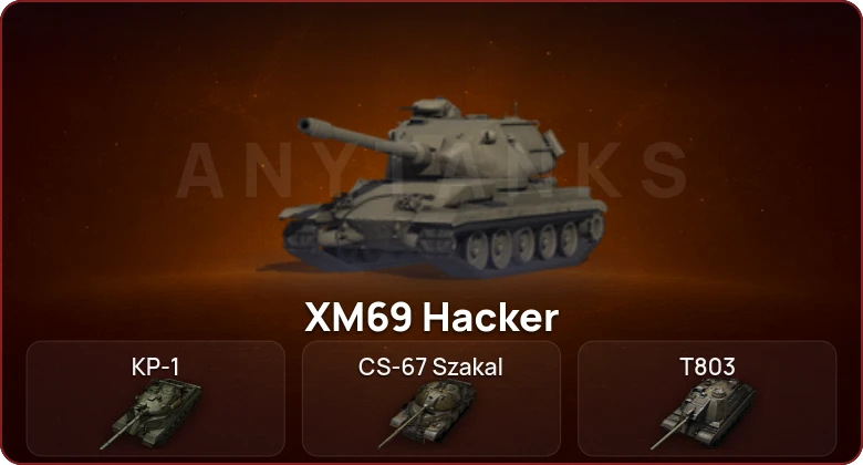 World of Tanks — Неактив | 16 Топов | XM69 Hacker | КР-1 | CS-67 Szakal | T803  | Смена пароля