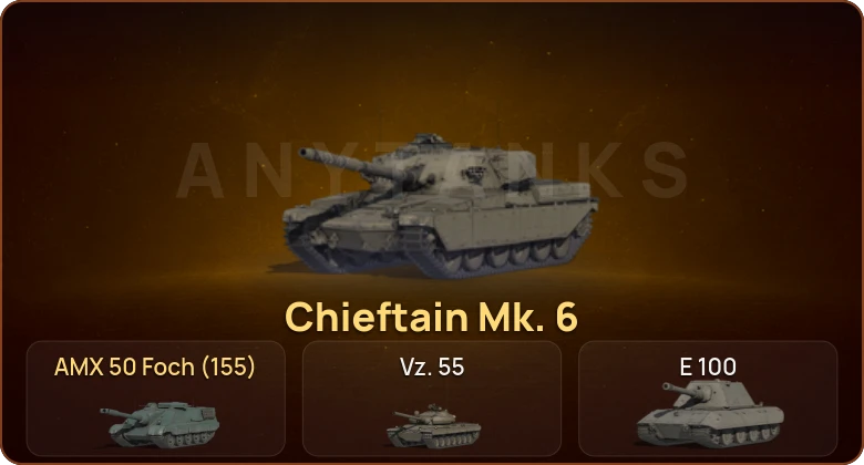 World of Tanks — 9 Топов | Chieftain Mk. 6  | Смена пароля
