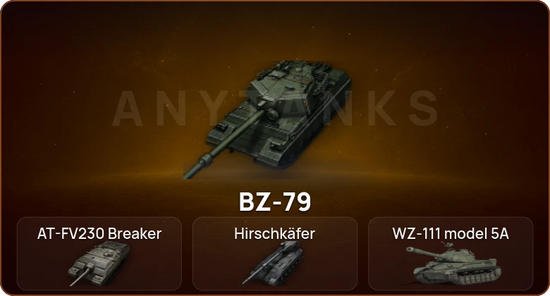 World of Tanks — 12 Топов | BZ-79 | AT-FV230 Breaker | Hirschkäfer 