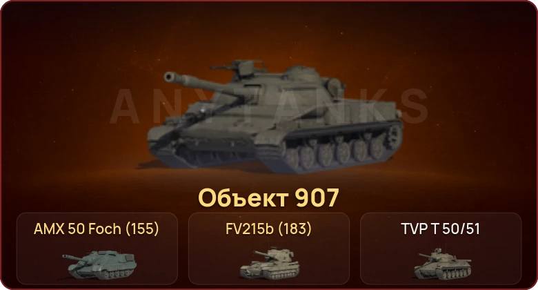 World of Tanks — Неактив | 17 Топов | Объект 907 