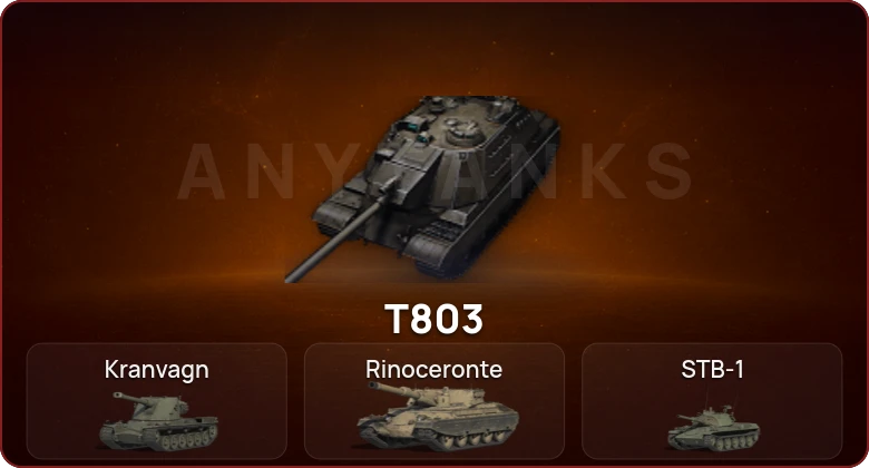 World of Tanks — Неактив | 13 Топов | T803  | Смена пароля