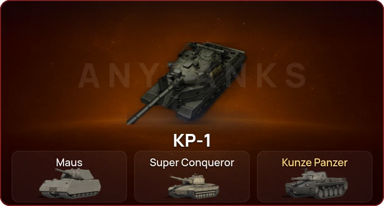 World of Tanks — Неактив | 3 Топа | КР-1  | Смена пароля