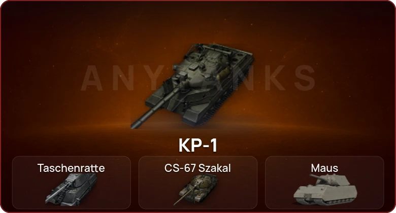 World of Tanks — Неактив | 9 Топов | КР-1 | Taschenratte | CS-67 Szakal 