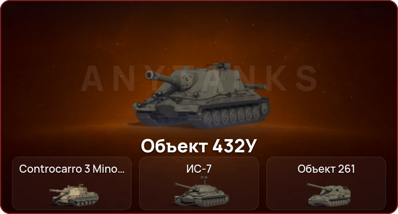 World of Tanks — Неактив | 10 Топов | Объект 432У 