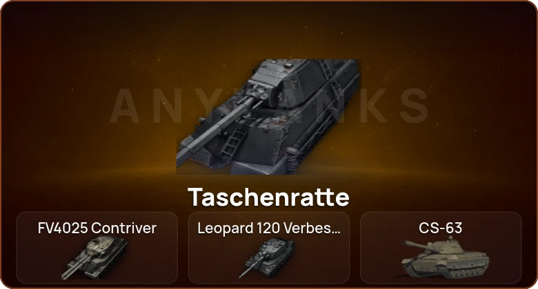 World of Tanks (EU) — 9 Топов | Taschenratte | FV4025 Contriver | Leopard 120 Verbessert  | Смена пароля
