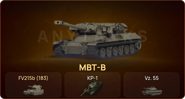 World of Tanks — 12 Топов | MBT-B | КР-1 