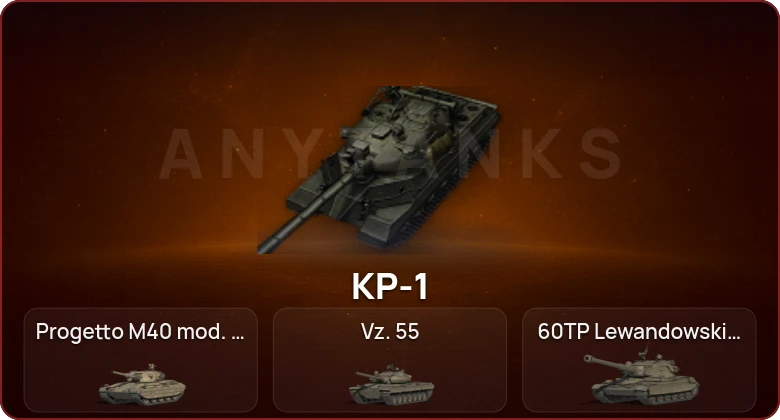 World of Tanks — Неактив | 13 Топов | КР-1 
