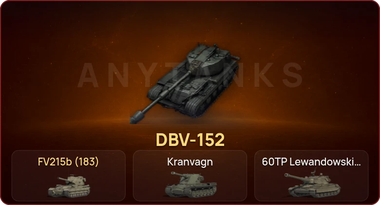 World of Tanks — Неактив | 10 Топов | DBV-152  | Смена пароля
