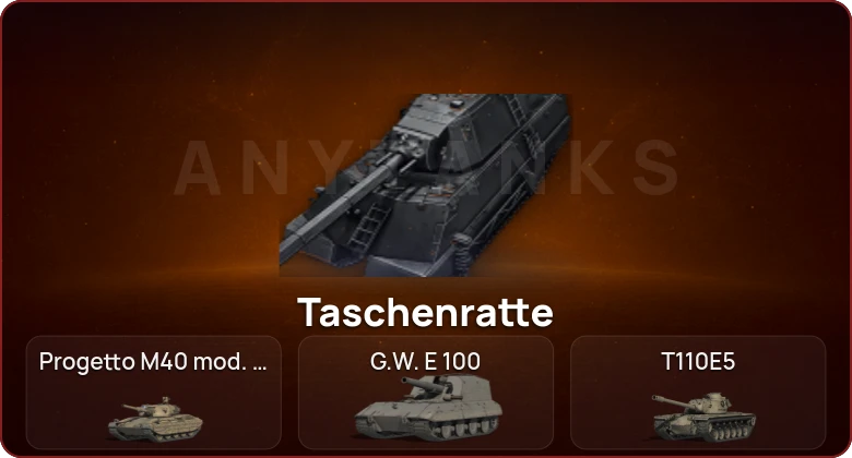 World of Tanks — Неактив | 10 Топов | Taschenratte 