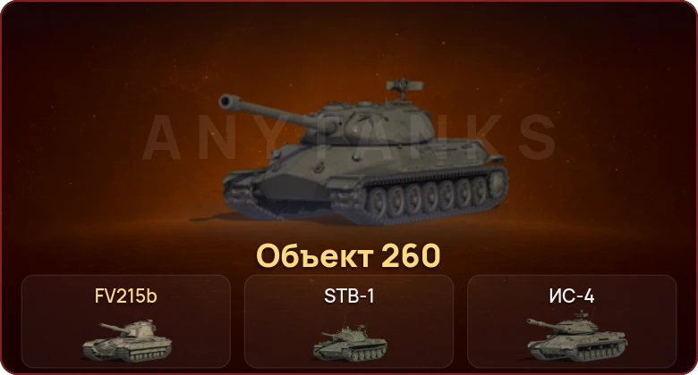 World of Tanks — Неактив | 8 Топов | Объект 260  | Смена пароля