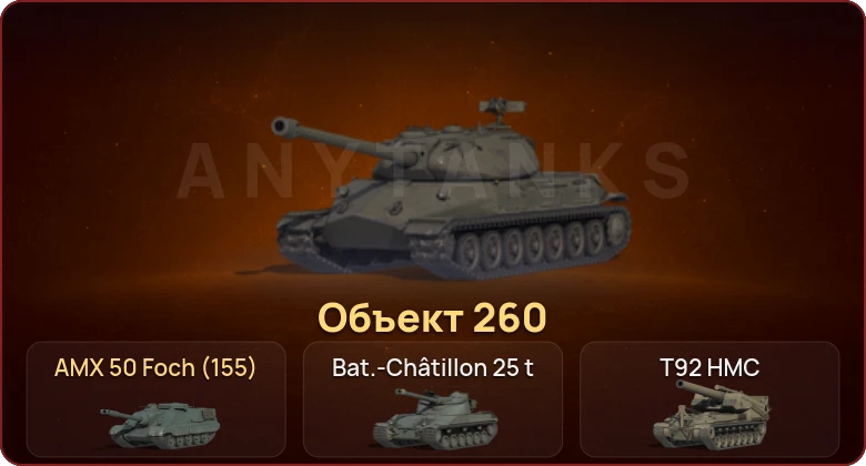 World of Tanks — Неактив | 9 Топов | Объект 260 